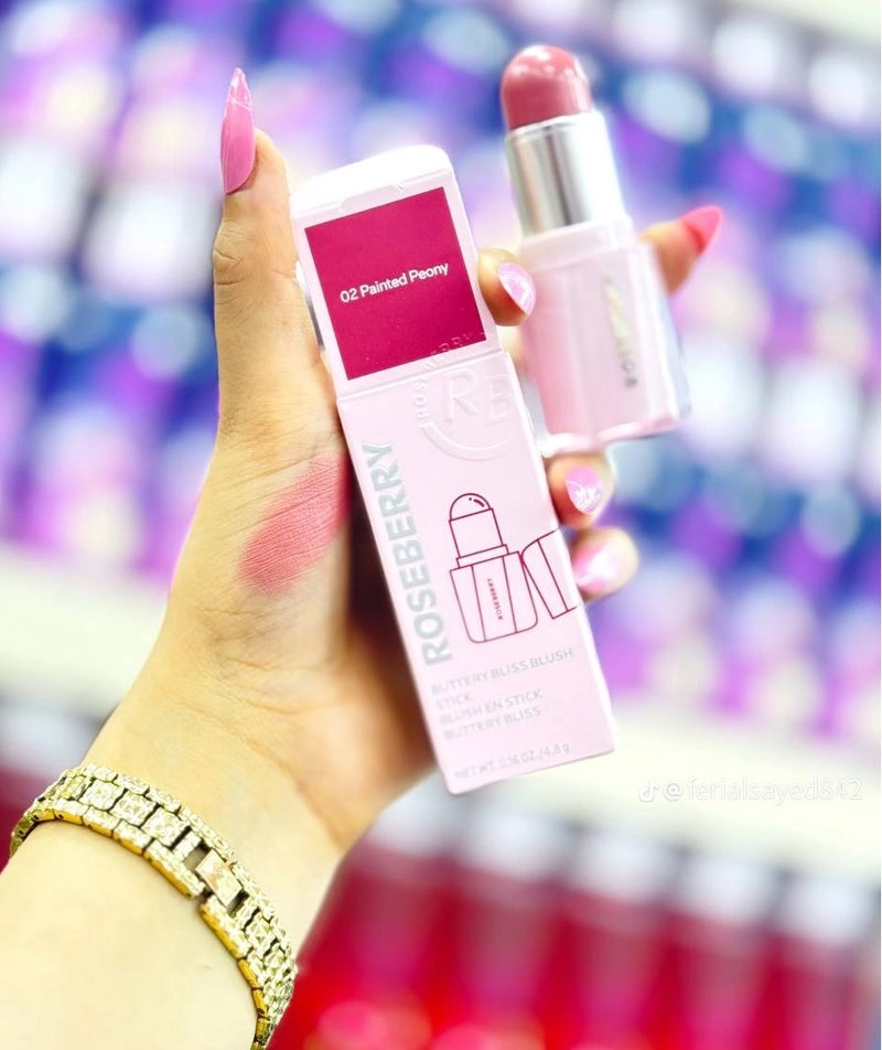 ROSE BERRY Buttery Bliss Blush Stick – 03 Painted Peony - Image 2